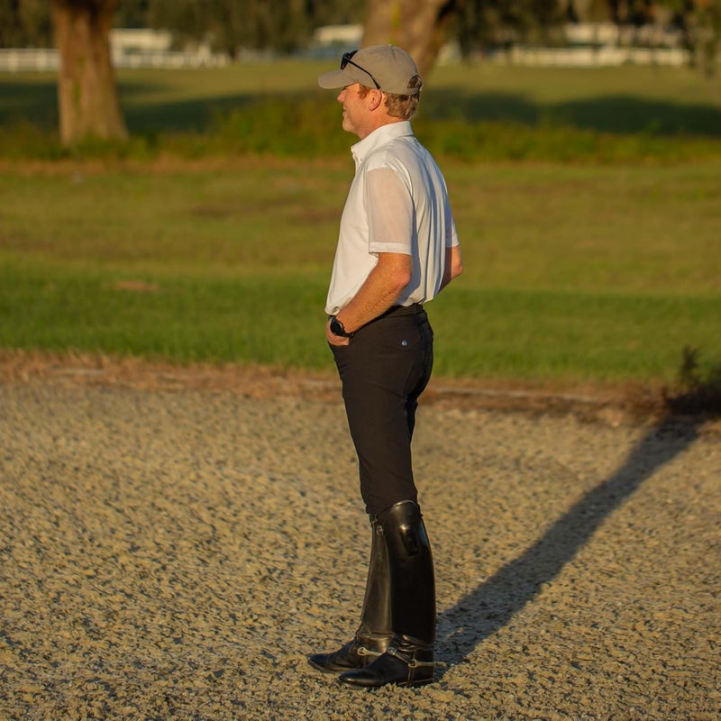 Equinavia Lars Mens Equestrian Short Sleeved Show Shirt - Image 3